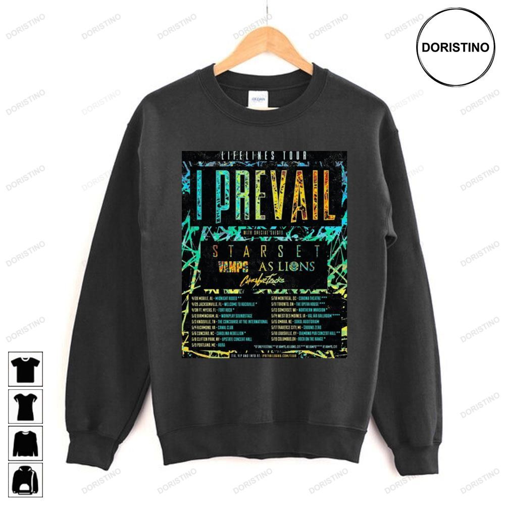 I Prevail Starset Limited Edition T-shirts